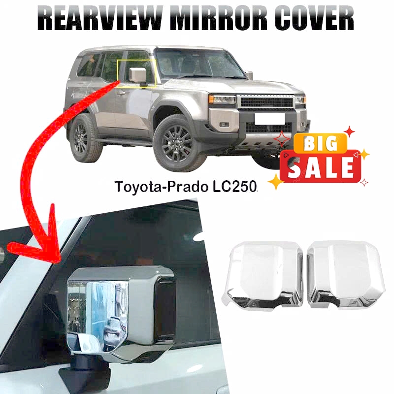 Ốp Gương Prado 2024 2025 2026 - Ốp Bảo Vệ Gương Chiếu Hậu Toyota Land Cruiser Prado LC250