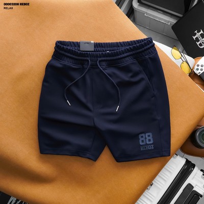Quần short nam HEBOZ cool sport 3M, quần đùi thể thao thun poly mịn mát co giãn thoải mái - 00003208