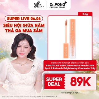 [SPD VHL xDr.PONG] Kem triệt sắc BEAUTILAB A2P Concentrate Peach Dark Spot Retouch Brightening Concealer 2.5g