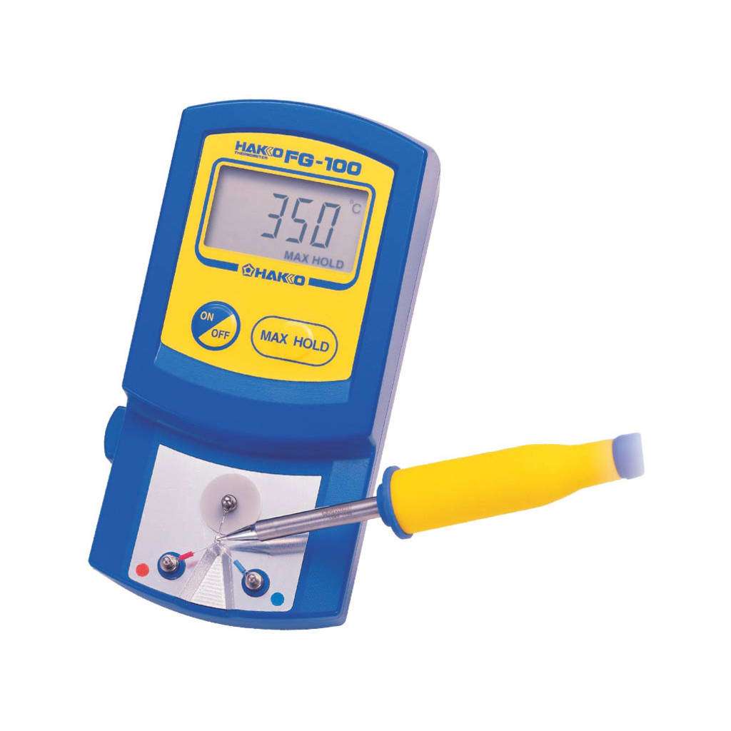 Thiết bị kiểm tra nhiệt độ mỏ hàn Hakko FG-100, điện áp 9V-006P, kiểm tra nhiệt độ của đầu mỏ hàn