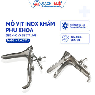 Mỏ Vịt Khám Phụ Khoa Bằng Thép Không Gỉ (Inox) – Dụng Cụ Y Khoa Khám Sản Phụ Khoa Đủ Size S M