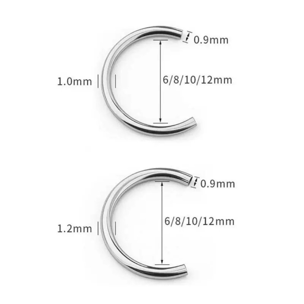Thân khuyên U TITANIUM ASTM F136