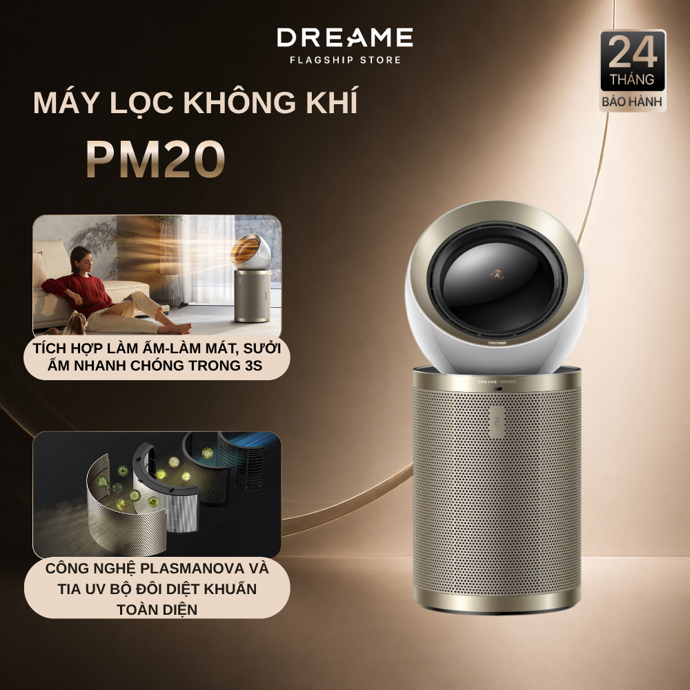 Máy Lọc Không Khí Dreame AirPursue™ PM20 | Hệ Thống Lọc Đa Lớp Toàn Diện