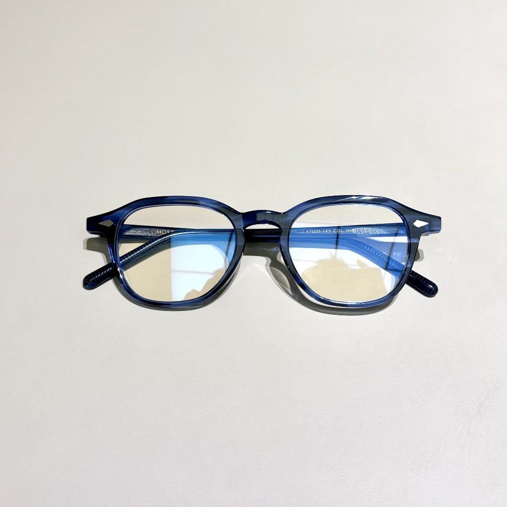 Gọng kính MOSCOT VANTZ INK - size 47-21-145mm - dáng vuông - Premium acetate - Fusuma Optical