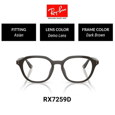 Mắt kính RAY-BAN RX7259D 8493 - Size 52 - Kính thường