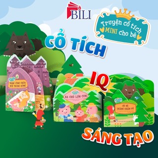 Sách - Truyện cổ tích mini cho bé ( 3 cuốn lẻ + cả bộ)