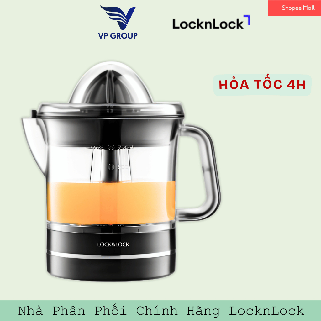 Máy Vắt Nước Cam LocknLock chính hãng  -  EJJ236BLK (Màu đen)