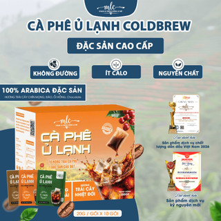 Cà phê Cold Brew Túi Lọc Nốt Hương Trái Cây Nhiệt Đới Hộp 10 Túi/20G MLC Coffee Việt Nam
