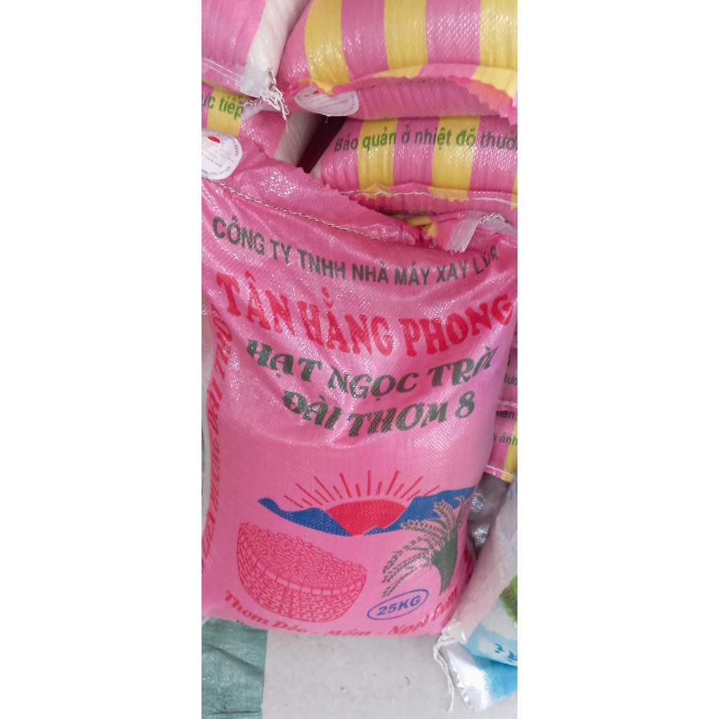 Gạo đài thơm 8 - liên hương - bao 25 kg - thơm dẻo, mềm, ngọt cơm