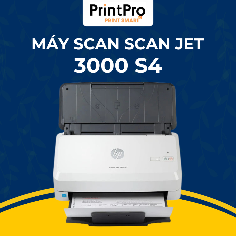 Máy Scan HP ScanJet Pro 3000S4 (6FW07A) - Tốc độ quét 40 ppm - Quét 2 mặt tự động