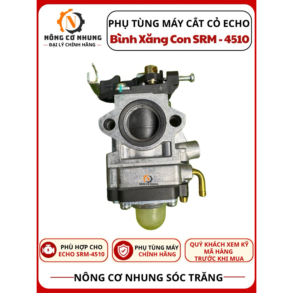 Bình Xăng Con Máy Cắt Cỏ ECHO SRM-4510 - Phụ Tùng Máy Cắt Cỏ Chính Hãng ( A021-004980 )