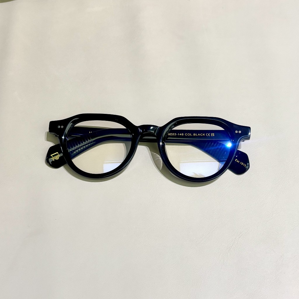 Gọng kính MOSCOT BAITSIM BLACK - size 48-22-148mm - Premium acetate - Fusuma Optical