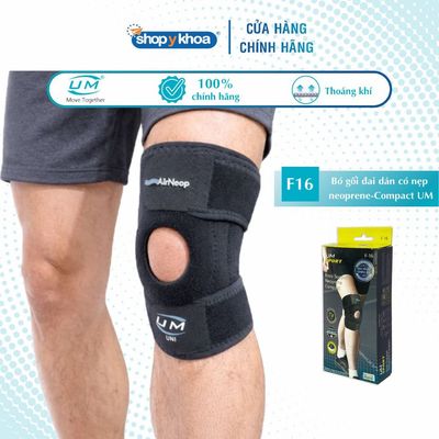 Bó Gối Đai Dán Có Nẹp Neoprene - Compact UM F16 [United Medicare] [1 Cái]