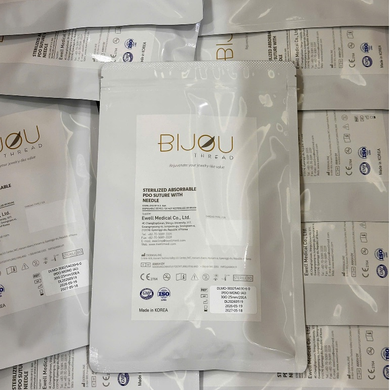 [Combo] Chỉ Cấy Huyệt Sinh Nhiệt BIJOU PDO Hàn Quốc, Chỉ Phẫu Thuật Tự Tiêu Liền Kim BIJOU