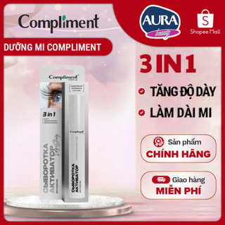 Tinh chất dưỡng mi Compliment 3in1 giảm gãy rụng, dưỡng mi dài, khỏe 12ml