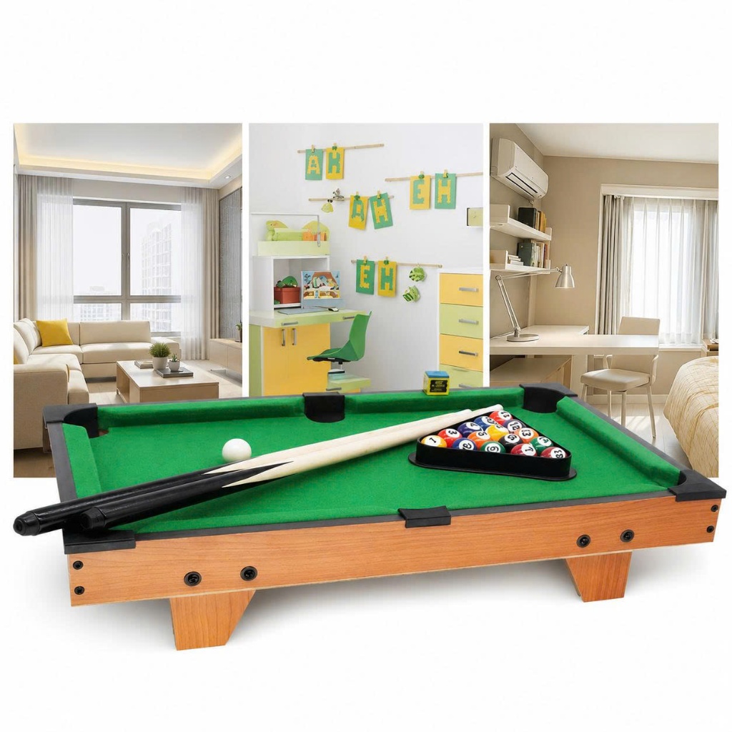 Bàn Bi-a Mini Kling Thấp Đủ Bộ – Thiết Kế Chắc Chắn, Giải Trí Cho Cả Gia Đình