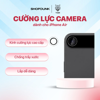 Miếng dán cường lực Camera Lens Tiger dành cho iPhone Air