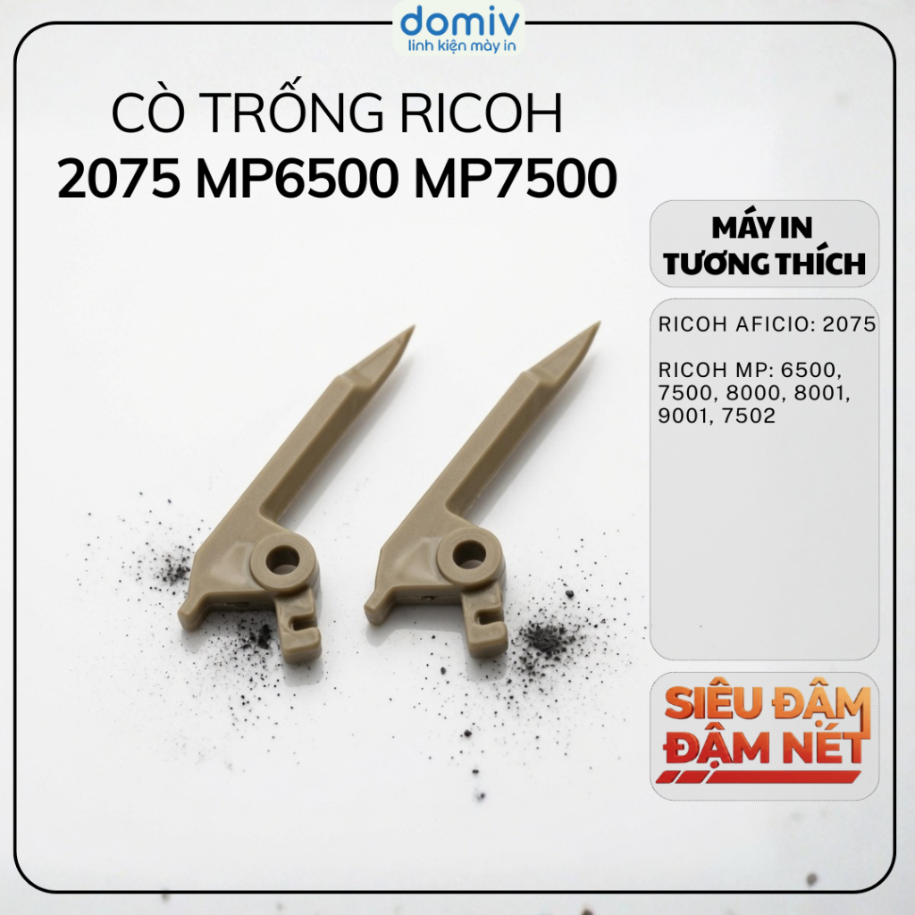 Cò Trống Ricoh 2075 MP6500 MP7500 MP8000 MP9001 MP7502 Truyền Động Ổn Định Bền Đẹp Dễ Lắp