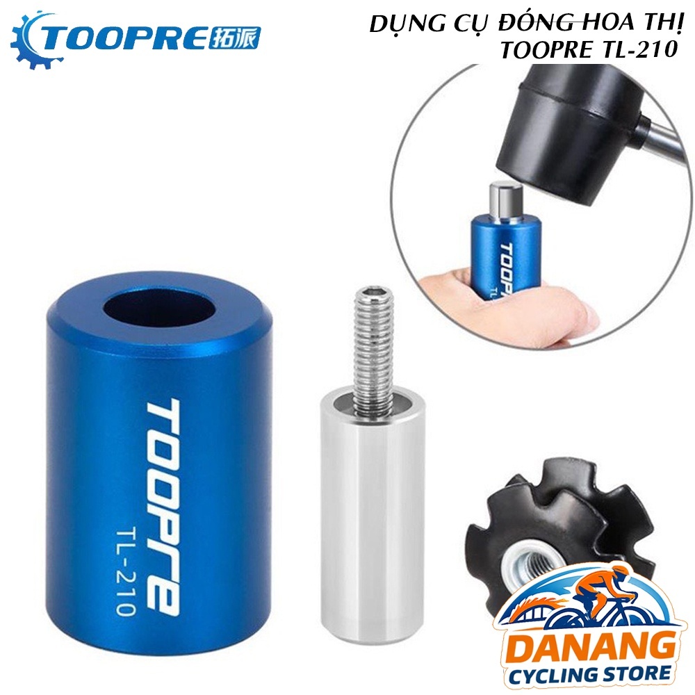 Bộ Dụng Cụ Đóng Hoa Thị Phuộc Xe Đạp TOOPRE TL-210 - Dụng Cụ Đóng Sao Cổ Phuộc Chính Xác
