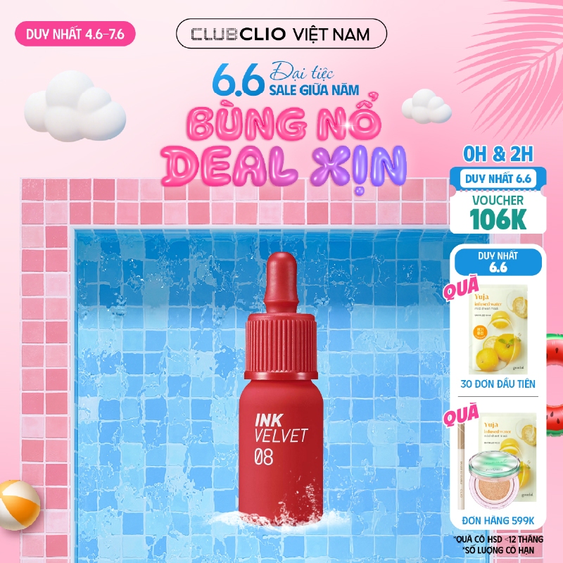 [Săn Deal] Son Kem Lì Peripera Ink Velvet Lip Tint New 4G