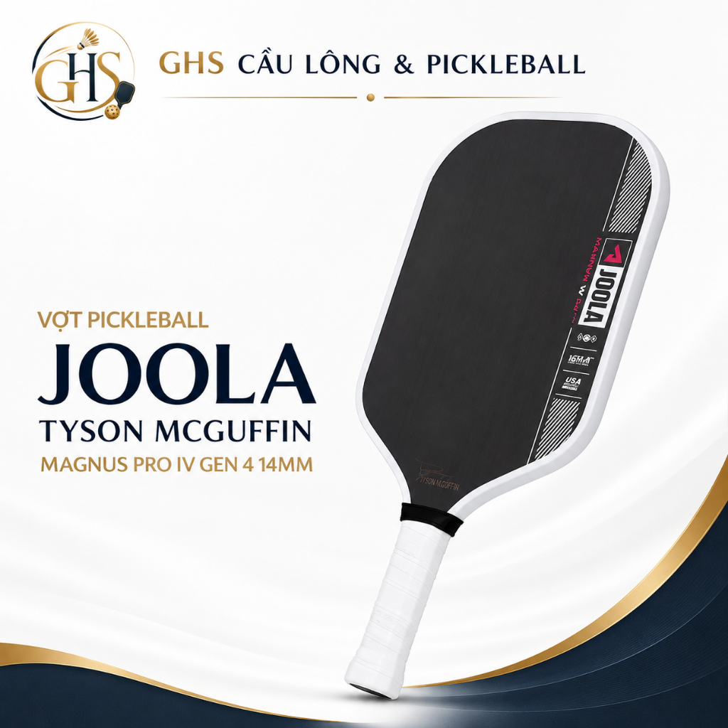 Vợt Pickleball JOOLA Tyson McGuffin Magnus Pro IV Gen 4 14MM Chính Hãng – Nhanh Tay, Tầm Với Tốt