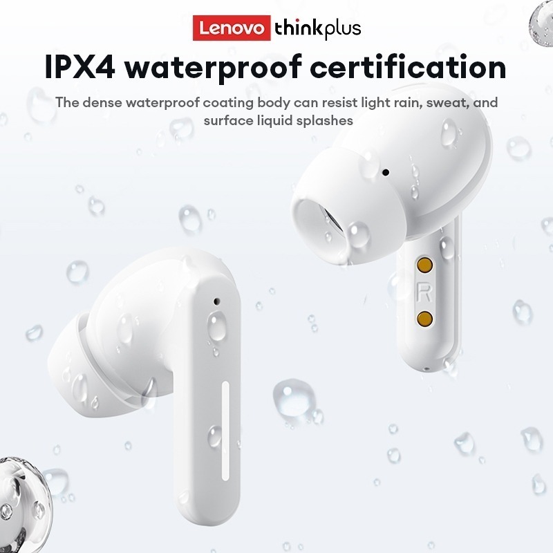 Tai nghe không dây Lenovo LE209 Bluetooth 6.0 chơi game không giật lag nghe nhạc HIFI chống nước IPX