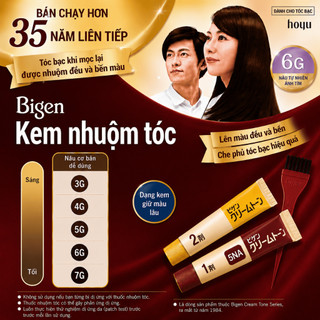 Thuốc nhuộm tóc thảo dược Bigen Nhật Bản đủ màu