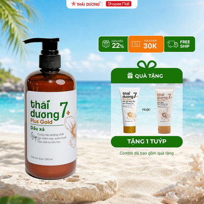 [Live] Mua 1 Dầu xả Thái Dương 7 Plus Gold 500ml Tặng 1 tube Thái Dương 7 Plus Gold 50g