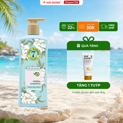 [Live Combo] Mua Dầu gội Thái Dương 7 Gold Hoa Bưởi Tây 500ml Kèm quà tặng