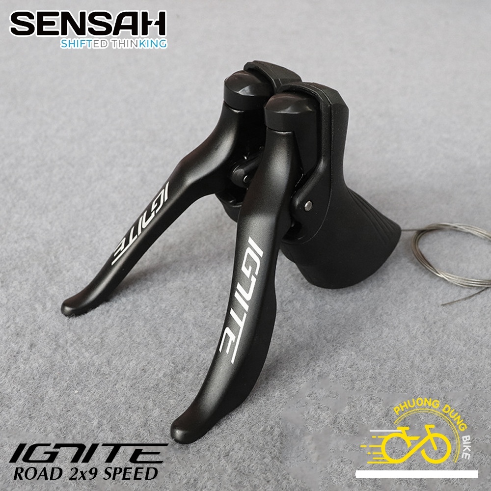Tay đề lắc xe đạp SENSAH IGNITE 2x9 Tốc Độ - Chính Hãng