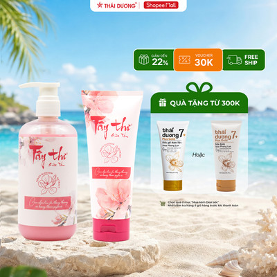 [Hoả tốc] Sữa tắm Tây Thi (Hoa Đào) giúp làm giảm mụn, phục hồi và làm sạch da 200ml, 500ml - Sao Thái Dương