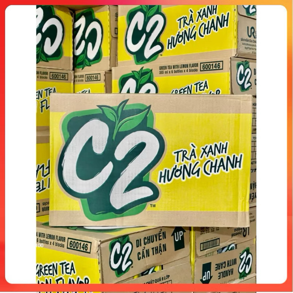 Lốc 6 Chai C2 Trà Xanh 355ml
