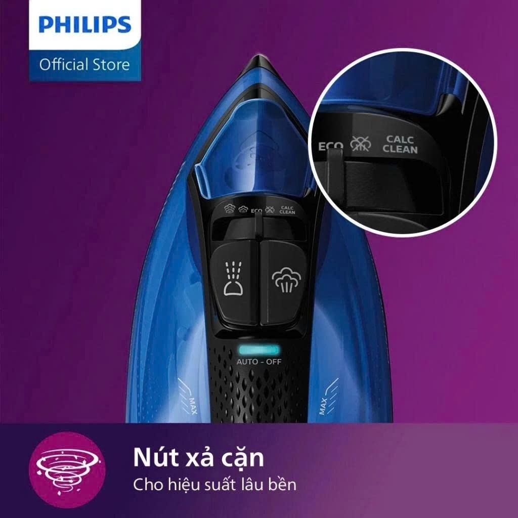Bàn Ủi Hơi Nước PHILIPS GC3920/20 (2500W) Bàn Là Tự Điều Chỉnh Nhiệt