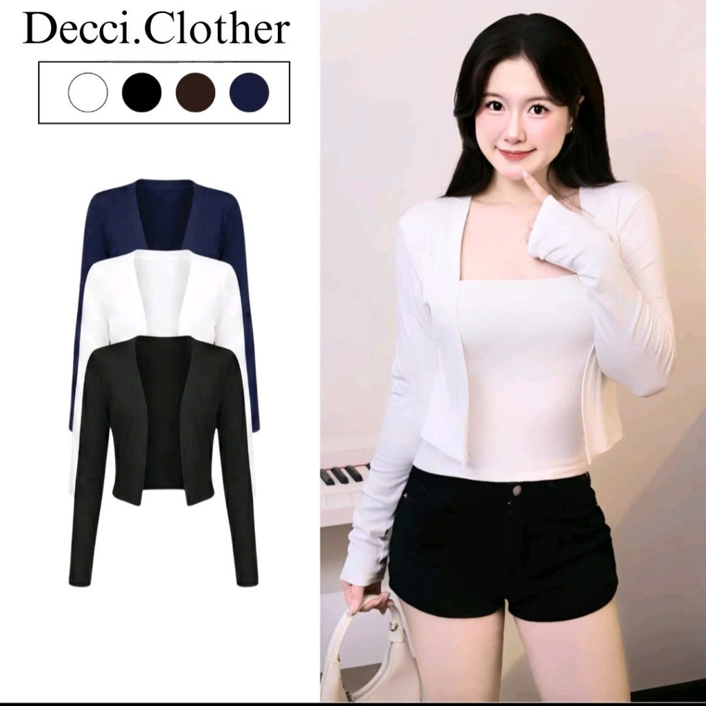 Áo Khoác Cardigan A47 Nữ - Dáng Vừa, Vải Cotton Mịn, Mềm Mại, Thoáng Mát, Co Giãn Êm Ái-A47
