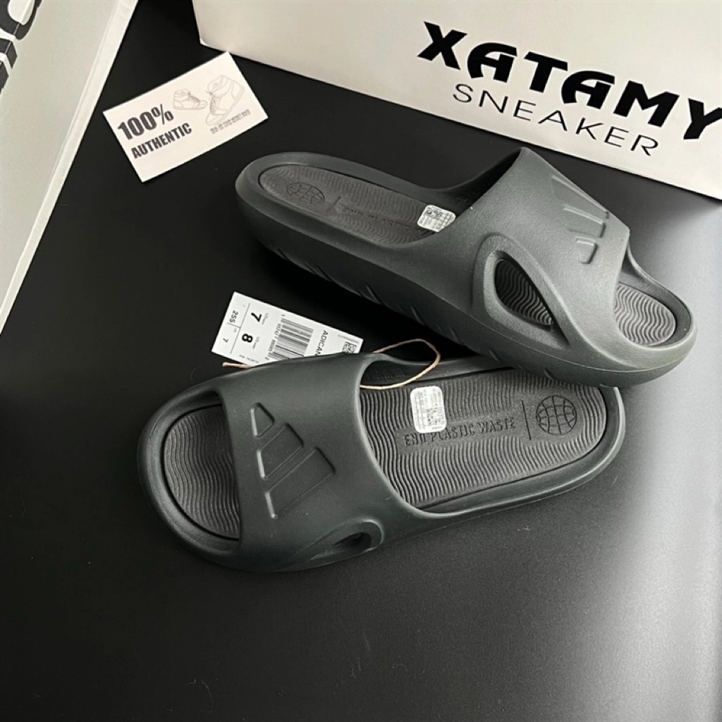 Dép Adicane Màu Carbon HQ9915 (Chính Hãng)