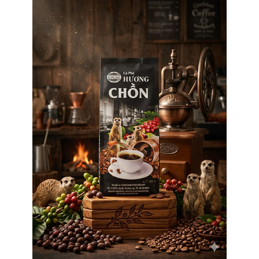 Cà Phê Chồn Ban Mê Gói 500g (Tên mới)