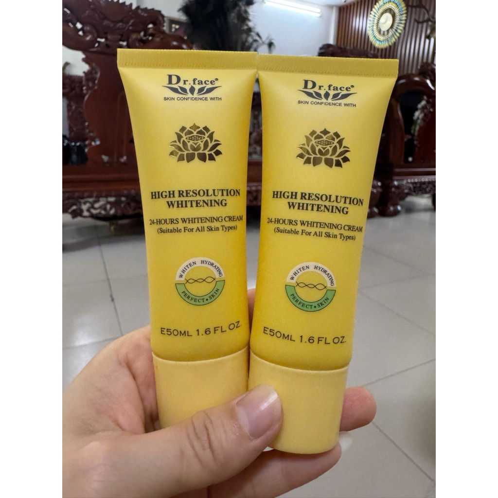 siêu KM - bộ đôi kem Dr.face vỗ bong chuyên dành cho da nám mụn