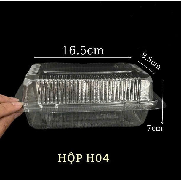 BAO 1.200 Hộp Nhựa PET Trong Suốt H04 - H04 To