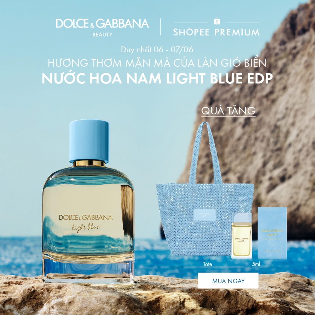 Nước hoa nam Dolce&Gabbana Light Blue Pour Homme EDP 100ml