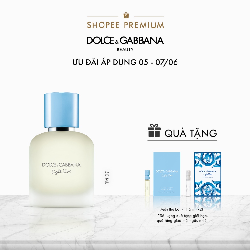Nước Hoa Nam Dolce&Gabbana Light Blue Pour Homme EDT 50ml