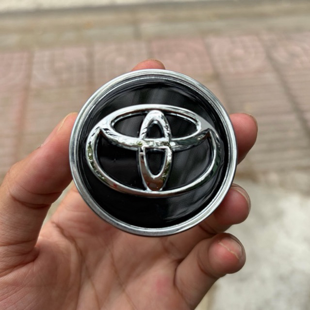 Logo Chụp Mâm , Ốp Lazang Toyota, xe Vios : 53mm, 57mm