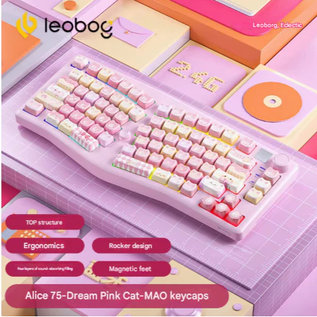 (sẵn tùy màu) Set Keycap Tách Lẻ Từ - Leobog Alice A75 - 83 Phím - Alice Layout (Có hàng F) - MAO | 