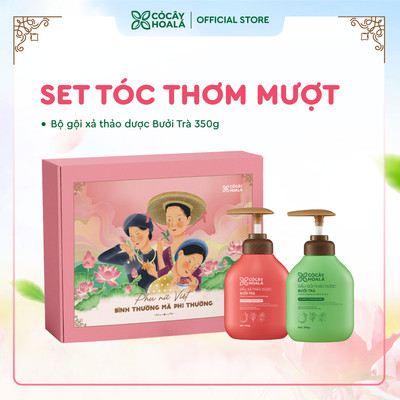 Set quà Tóc Thơm Mượt Cỏ Cây Hoa Lá "Phụ nữ Việt - Bình thường mà phi thường"