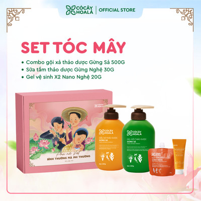 Set quà Tóc Mây Cỏ Cây Hoa Lá "Phụ nữ Việt - Bình thường mà phi thường"