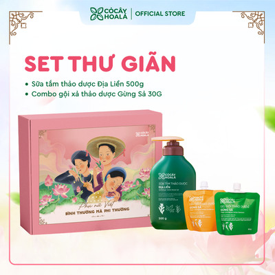 Set quà Thư Giãn Cỏ Cây Hoa Lá "Phụ nữ Việt - Bình thường mà phi thường"