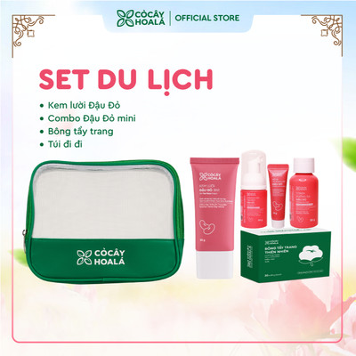 Set Mỹ Phẩm Du Lịch Cỏ Cây Hoa Lá Travelsize