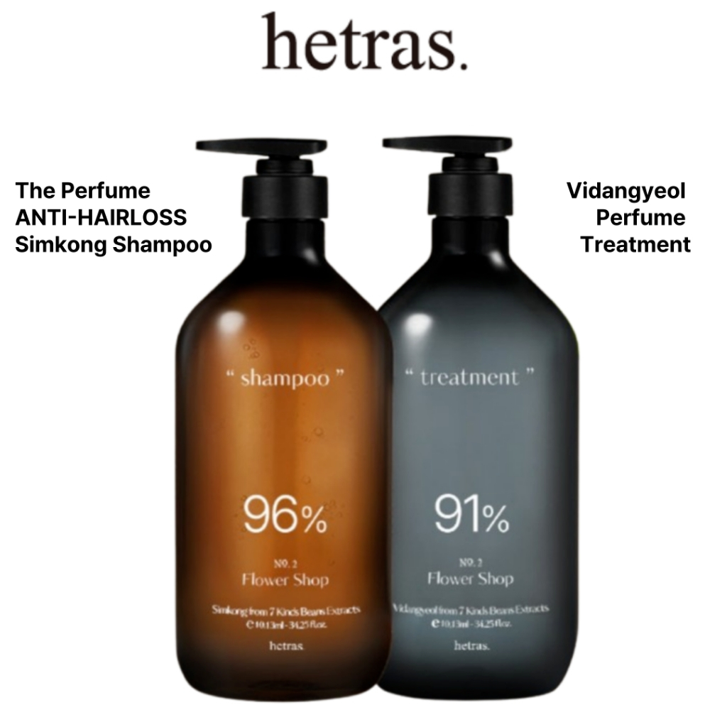 Dầu gội / dầu xả hương nước hoa Hetras Simkong Perfume Shampoo 1013ML