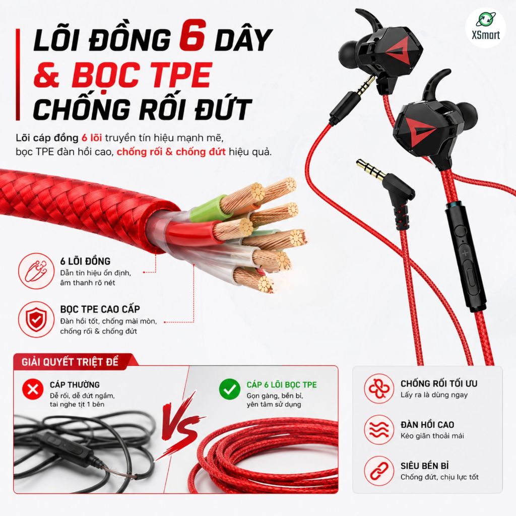 Tai Nghe Gaming GH5 Gamer Pro Phiên Bản Nâng Cấp sendem S2 Chống Ồn Cao Cấp Tặng Bộ Phụ Kiện Mic Rời | BigBuy360 - bigbuy360.vn