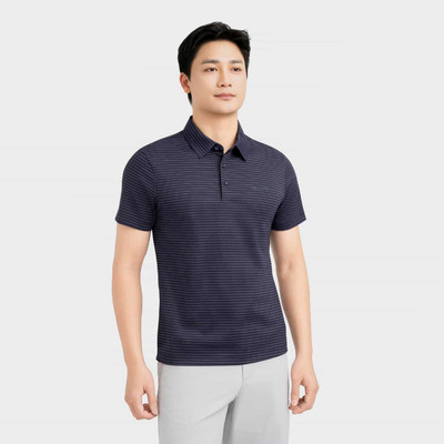 Áo Polo ngắn tay nam Insidemen dệt Jacquard cổ dán cao cấp hiện đại, tinh tế dáng Regular Fit IPS121MAH0