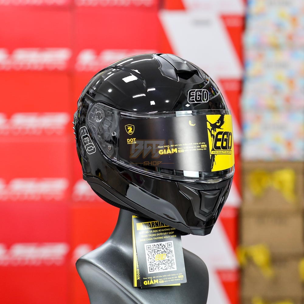 Mũ Fullface Ego E71 Nhỏ Gọn - Tặng Kèm Khăn Ninja